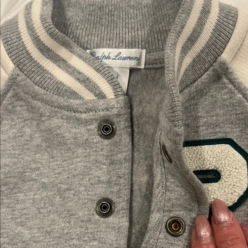 NWT Ralph Lauren Gray Baby Outfit SIZE 6 months